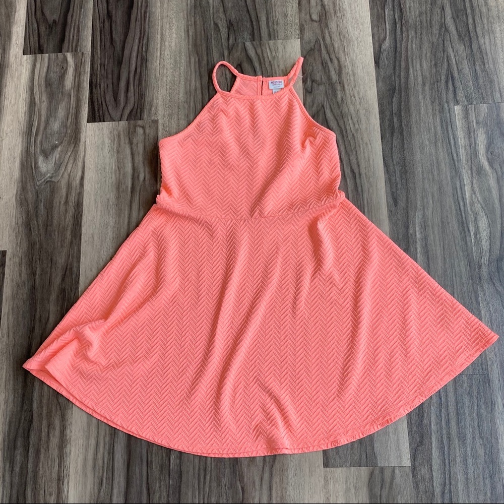 Coral Mossimo Skater Dress